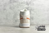 NIKE AIR JORDAN 1 MID SE CORDUROY SAIL/ORANGE QUARTZ/WHITE/ORANGE DA8009-108