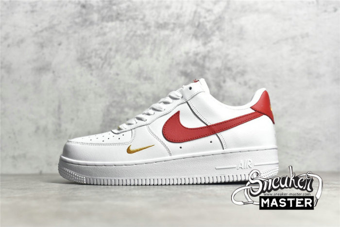 NIKE AIR FORCE 1 LOW 07 ESSENTIAL WHITE/GYM RED/GOLD CZ0270-104