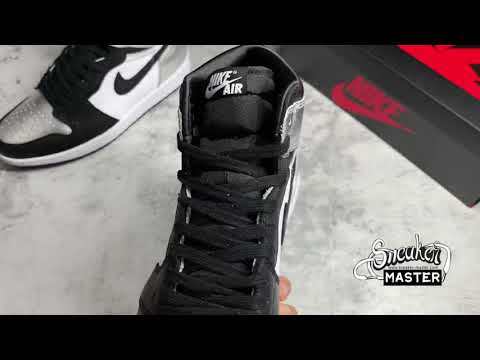 NIKE AIR JORDAN 1 RETRO HIGH OG SILVER TOE BLACK/METALLIC SILVER/WHITE/BLACK CD0461-001