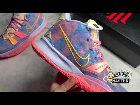 NIKE KYRIE 7 EXPRESSIONS GHOST/LASER ORANGE/BLUE BEYOND DC0588-003