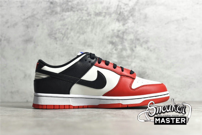 NIKE NBA X SB DUNK LOW EMB CHICAGO SAIL/BLACK-BLACK-CHILE RED DD3363-100