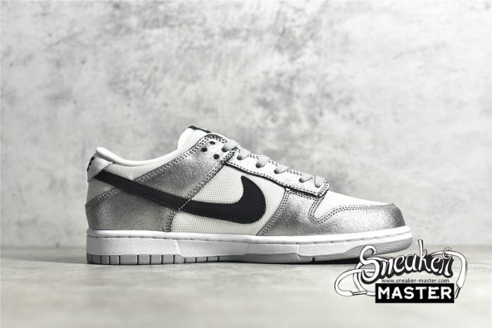 NIKE SB DUNK LOW SHIMMER SILVER/BLACK/WHITE DO5882-001