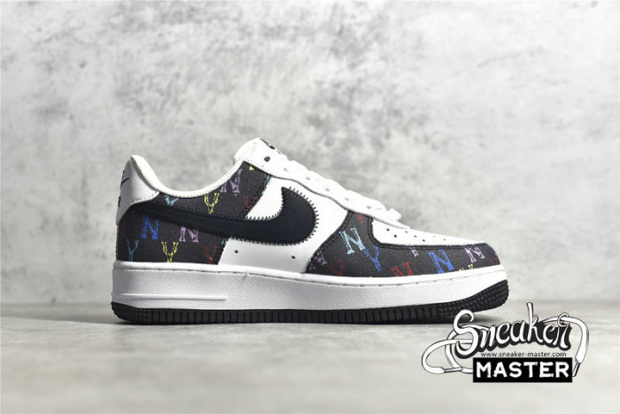 NIKE AIR FORCE 1 LOW 07 MLB WHITE/BLACK/MULTI-COLOR 315122-444