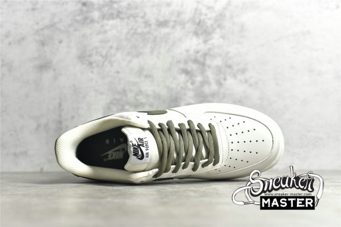 NIKE AIR FORCE 1 LOW 07 CREAM WHITE/DARK GREEN/CREAM WHITE CQ5059-110