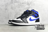 NIKE AIR JORDAN 1 MID WHITE/BLACK/RACER BLUE 554724-140