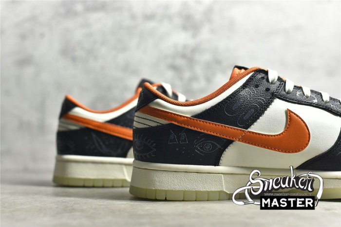NIKE SB DUNK LOW HALLOWEEN SAIL/STARFISH-BLACK DD3357-100