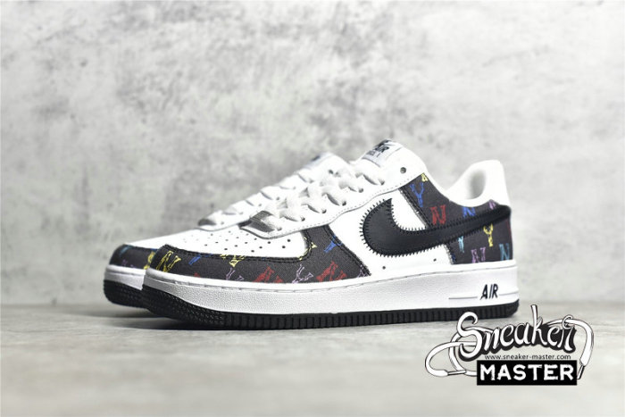 NIKE AIR FORCE 1 LOW 07 MLB WHITE/BLACK/MULTI-COLOR 315122-444