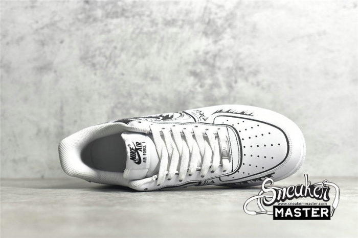 NIKE AIR FORCE 1 LOW 07 WHITE/WHITE/BLACK CW2288-301