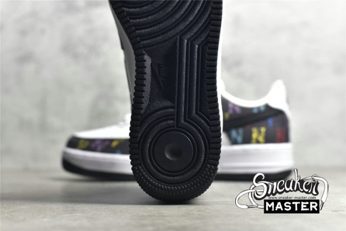 NIKE AIR FORCE 1 LOW 07 MLB WHITE/BLACK/MULTI-COLOR 315122-444