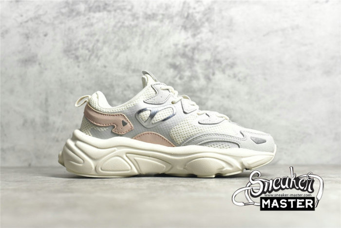 FILA FUSION SHOES BEIGE/LIGHT GREY/PINK T12W031112FSL