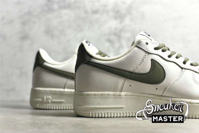 NIKE AIR FORCE 1 LOW 07 CREAM WHITE/DARK GREEN/CREAM WHITE CQ5059-110