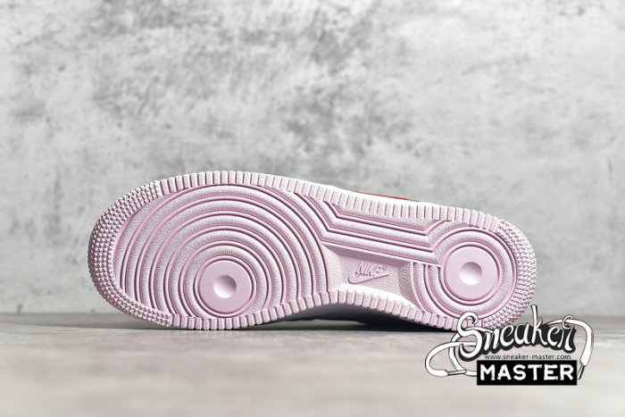 NIKE AIR FORCE 1 LOW 07 QS VALENTINE’S DAY LOVE LETTER TULIP PINK/UNIVERSITY RED/WHITE DD3384-600