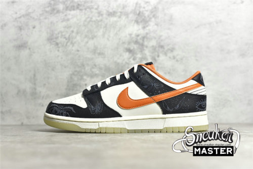 NIKE SB DUNK LOW HALLOWEEN SAIL/STARFISH-BLACK DD3357-100