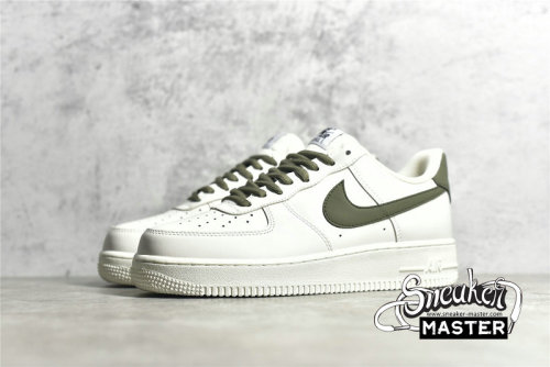 NIKE AIR FORCE 1 LOW 07 CREAM WHITE/DARK GREEN/CREAM WHITE CQ5059-110