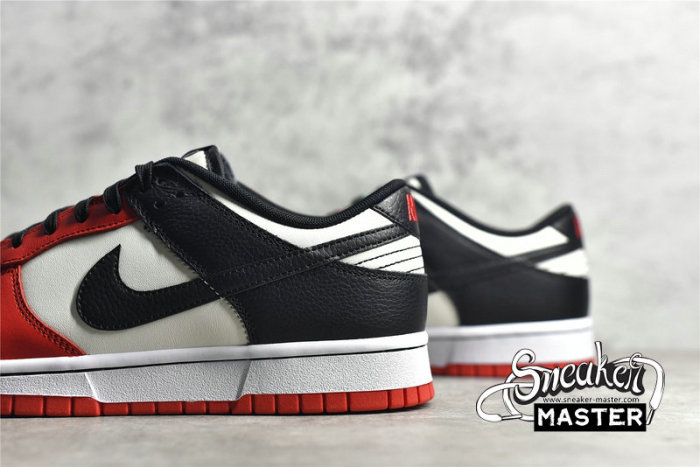 NIKE NBA X SB DUNK LOW EMB CHICAGO SAIL/BLACK-BLACK-CHILE RED DD3363-100