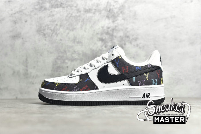 NIKE AIR FORCE 1 LOW 07 MLB WHITE/BLACK/MULTI-COLOR 315122-444