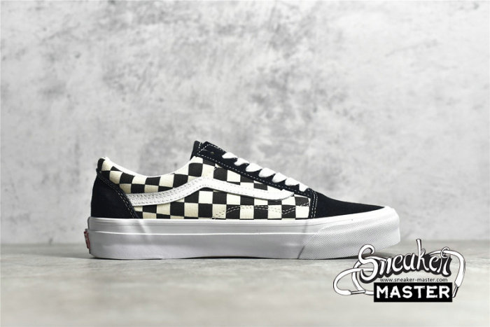 VANS VAULT OG OLD SKOOL LX CHECKERBOARD BLACK/CLASSIC WHITE VN0A4P3X639