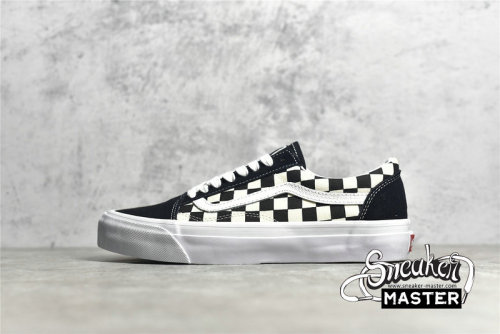 VANS VAULT OG OLD SKOOL LX CHECKERBOARD BLACK/CLASSIC WHITE VN0A4P3X639