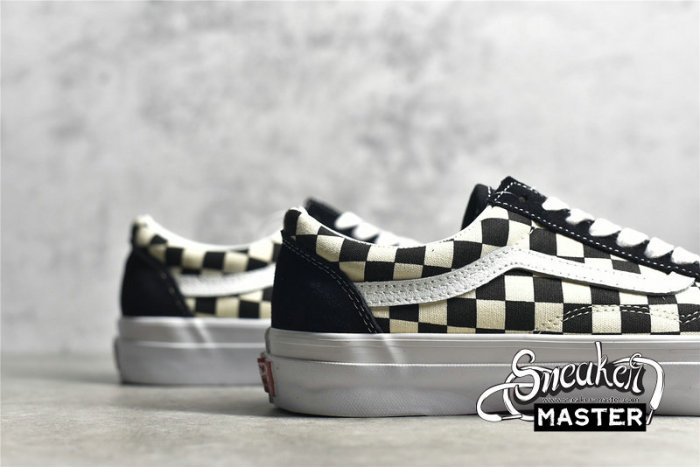 VANS VAULT OG OLD SKOOL LX CHECKERBOARD BLACK/CLASSIC WHITE VN0A4P3X639