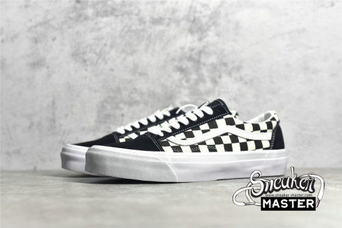 VANS VAULT OG OLD SKOOL LX CHECKERBOARD BLACK/CLASSIC WHITE VN0A4P3X639