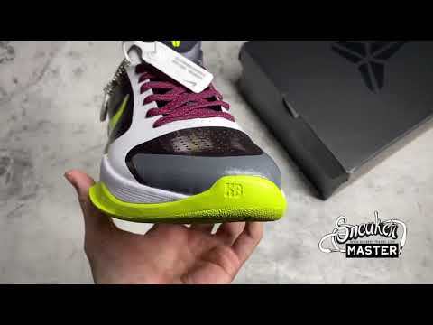 NIKE ZOOM KOBE 5 CHAOS JOKER YELLOW/PURPLE/WHITE-GREEN 386429-531