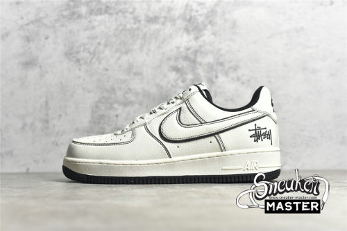 NIKE AIR FORCE 1 LOW X STUSSY BEIGE/BEIGE/BLACK UN1635-702