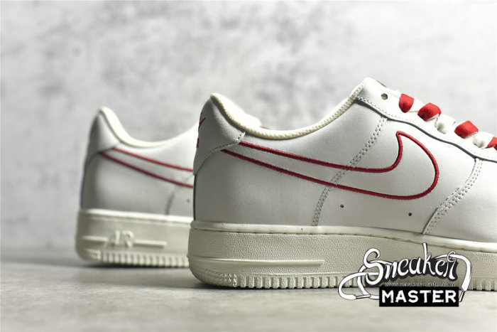 NIKE AIR FORCE 1 LOW 07 OFF WHITE/RED/OFF WHITE CL6326-108