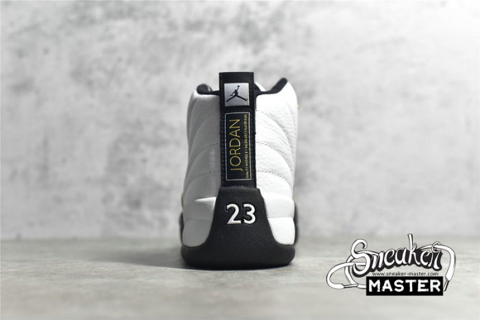 NIKE AIR JORDAN 12 RETRO ROYALTY WHITE/BLACK/METALLIC GOLD CT8013-170