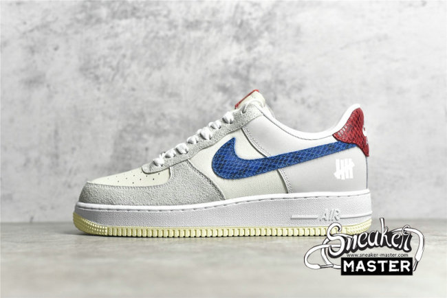 NIKE UNDEFEATED X AIR FORCE 1 LOW 5 ON IT GREY FOG/IMPERIAL BLUE DM8461-001