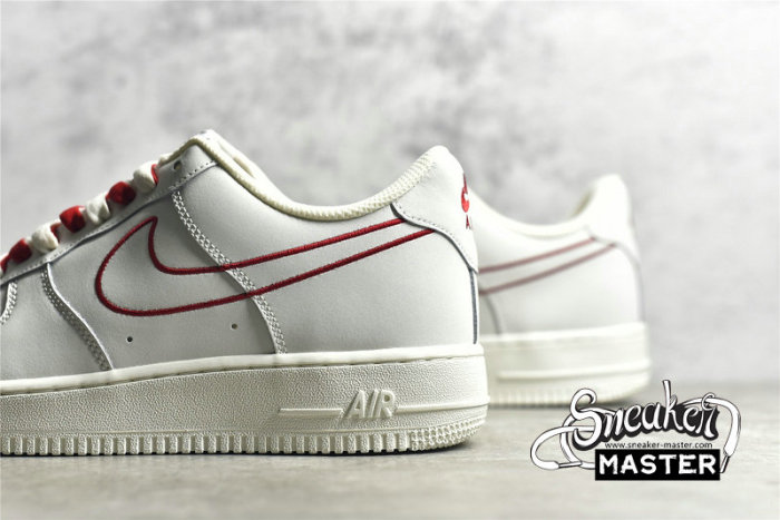 NIKE AIR FORCE 1 LOW 07 OFF WHITE/RED/OFF WHITE CL6326-108