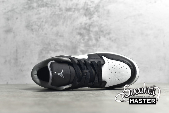 NIKE AIR JORDAN 1 LOW GS BLACK/MEDIUM GREY/WHITE 553560-040