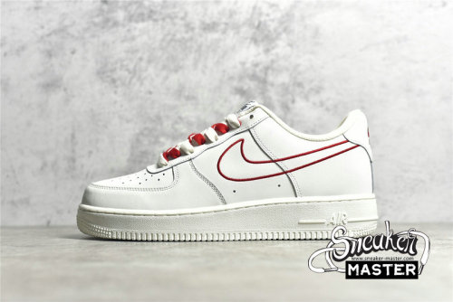 NIKE AIR FORCE 1 LOW 07 OFF WHITE/RED/OFF WHITE CL6326-108