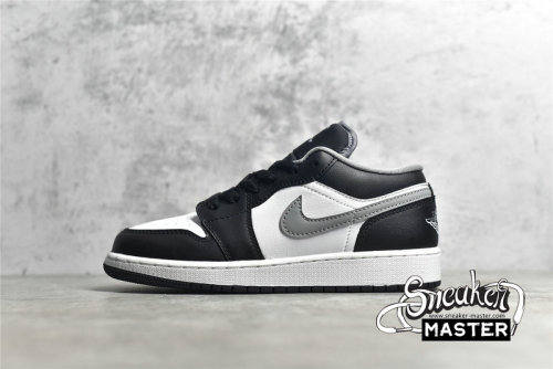 NIKE AIR JORDAN 1 LOW GS BLACK/MEDIUM GREY/WHITE 553560-040
