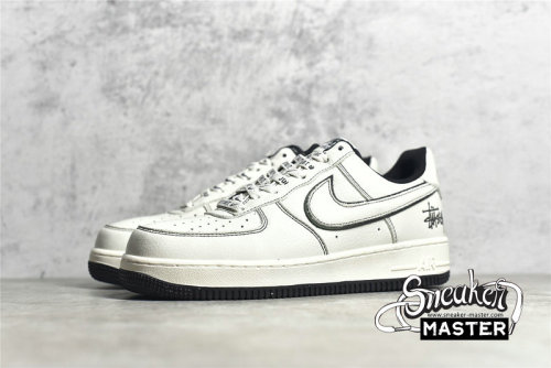 NIKE AIR FORCE 1 LOW X STUSSY BEIGE/BEIGE/BLACK UN1635-702