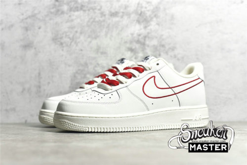 NIKE AIR FORCE 1 LOW 07 OFF WHITE/RED/OFF WHITE CL6326-108