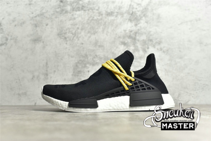 ADIDAS PHARRELL X NMD HUMAN RACE CORE BLACK/CORE BLACK/YELLOW BB3068