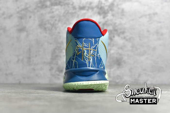 NIKE KYRIE 7 PREHEAT SPECIAL FX BLEACHED AQUA/METALLIC GOLD/GREEN ABYSS DC0588-400