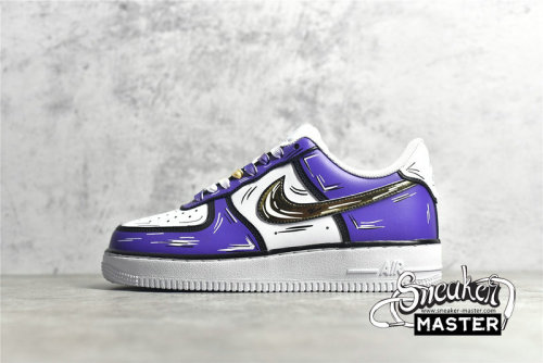NIKE AIR FORCE 1 LOW 07 PURPLE/WHITE/YELLOW-BLACK CW2288-216
