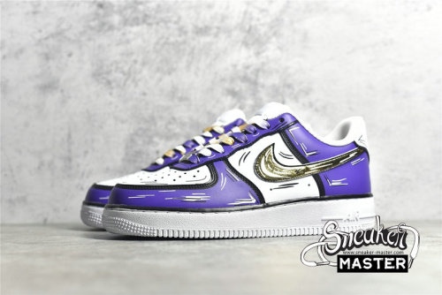 NIKE AIR FORCE 1 LOW 07 PURPLE/WHITE/YELLOW-BLACK CW2288-216