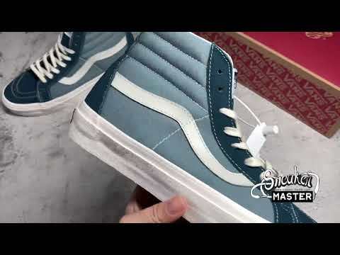 VANS SK8-HIGH VAULT OG BLUE/NAVY BLUE/WHITE VN0A4BVBOIF