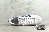 ADIDAS SUPERSTAR SHOES CLOUD WHITE/BLUE/RED S74944