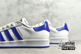 ADIDAS SUPERSTAR SHOES CLOUD WHITE/BLUE/RED S74944