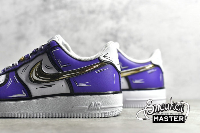 NIKE AIR FORCE 1 LOW 07 PURPLE/WHITE/YELLOW-BLACK CW2288-216