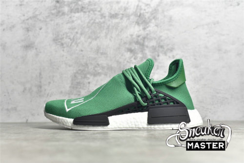 ADIDAS PHARRELL X NMD HUMAN RACE GREEN/FOOTWEAR WHITE-BLACK BB0620