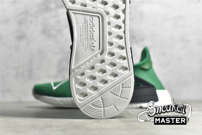ADIDAS PHARRELL X NMD HUMAN RACE GREEN/FOOTWEAR WHITE-BLACK BB0620