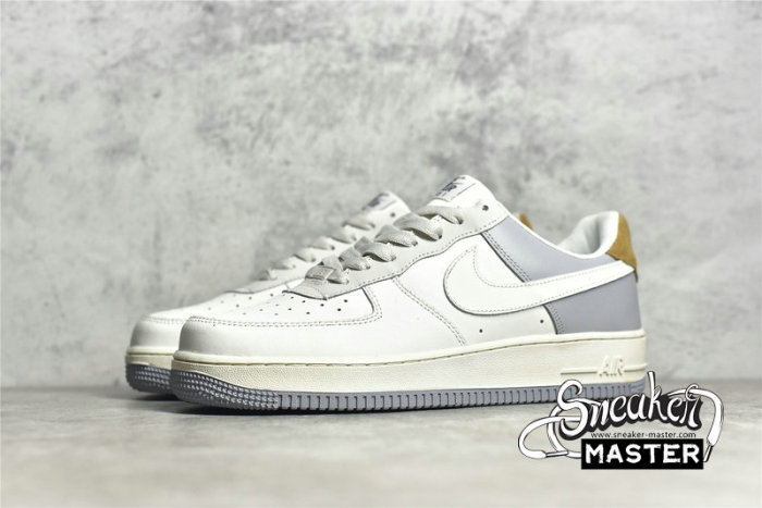NIKE AIR FORCE 1 LOW 07 WHITE/JAUNE BRUN/GREY CK5593-101
