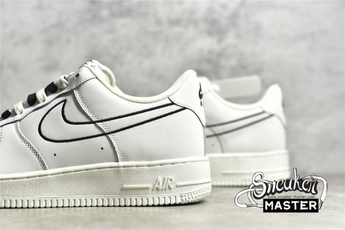 NIKE AIR FORCE 1 LOW WHITE/WHITE/BLACK CL6326-158
