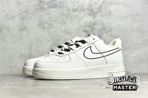 NIKE AIR FORCE 1 LOW WHITE/WHITE/BLACK CL6326-158