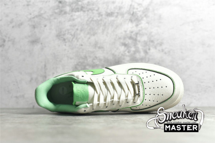 NIKE AIR FORCE 1 LOW 07 SU19 BEIGE/BEIGE/FLUORESCENT GREEN UH8958-022