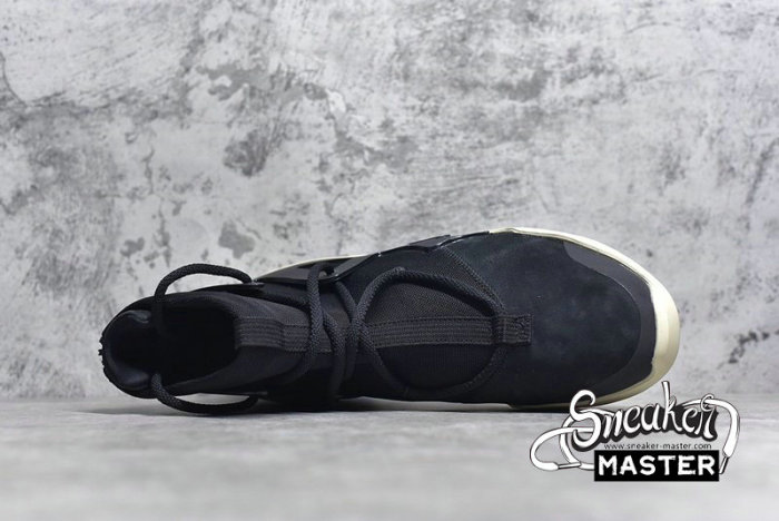 NIKE AIR FEAR OF GOD 1 BLACK/BLACK/WHITE AR4237-001